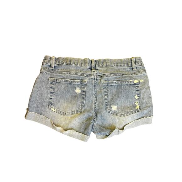 Vintage Forever 21 Women’sY2K Low Rise Denim Shorts Size 27” Waist - Picture 4 of 6